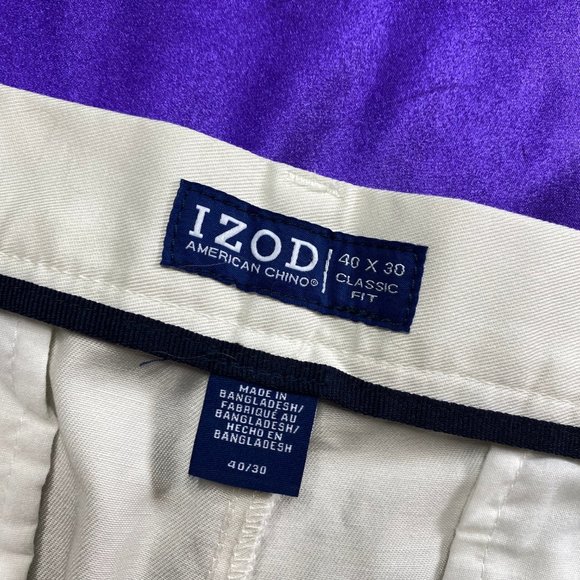 NWT 📌Izod Wrinkle Free Classic Cotton Pants - Picture 7 of 12